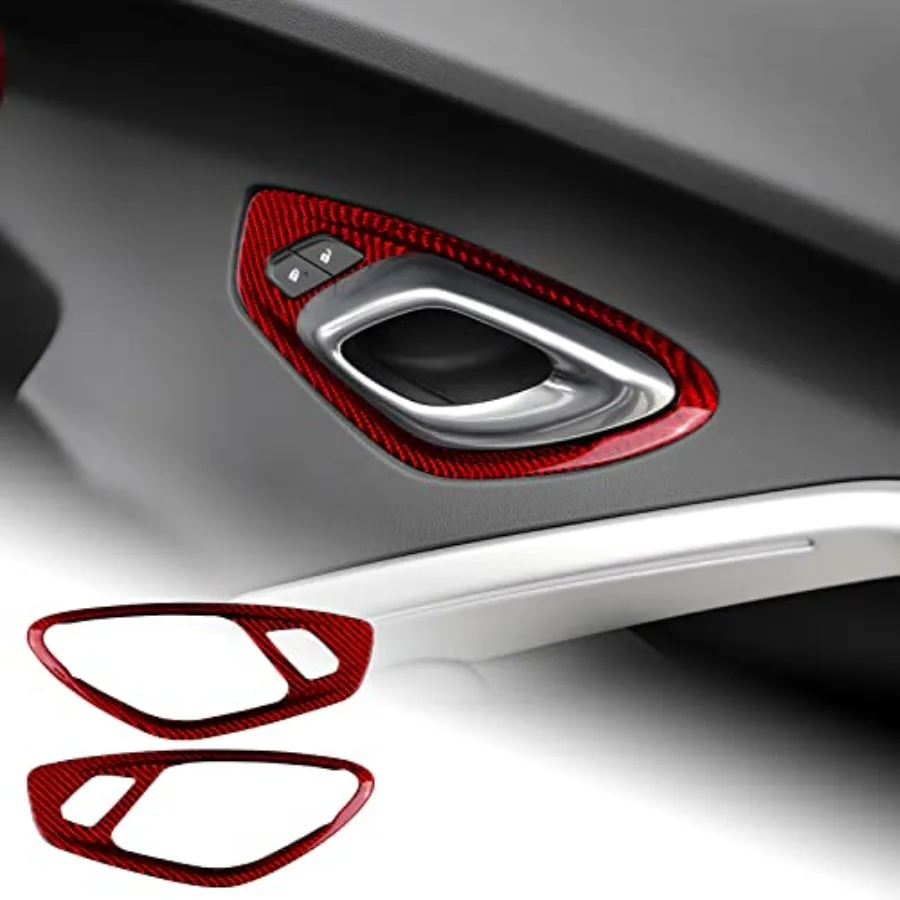 Car Door Panel Cover Real Carbon Fiber Auto Door Handle Pull Frame Sticker Interior Trim for Chevrolet Camaro 2016-2023 Accesso
Car Door Panel Cover Real Carbon Fiber Auto Door Handle Pull Frame Sticker Interior Trim for Chevrolet Camaro 2016-2023 Accesso