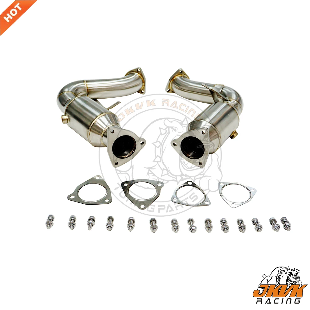 JKVK RACING Exhaust Downpipe For S4 S5 A6 A7 A8 B8 Q5 SQ5 3.0 TFSI 2009-2017 200 Cell Downpipe New Design Top Grade 200 Cell
JKVK RACING Exhaust Downpipe For S4 S5 A6 A7 A8 B8 Q5 SQ5 3.0 TFSI 2009-2017 200 Cell Downpipe New Design Top Grade 200 Cell