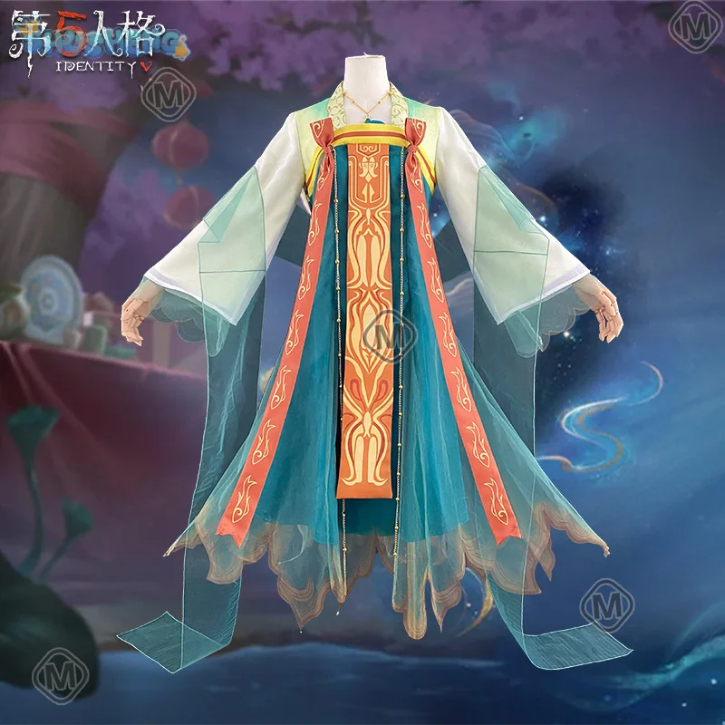 Identity Ⅴ Grace Naiad Cosplay Costume Chinese style Hanfu dress props accessories wig set Halloween women's gorgeous uniform
Identity Ⅴ Grace Naiad Cosplay Costume Chinese style Hanfu dress props accessories wig set Halloween women's gorgeous uniform
