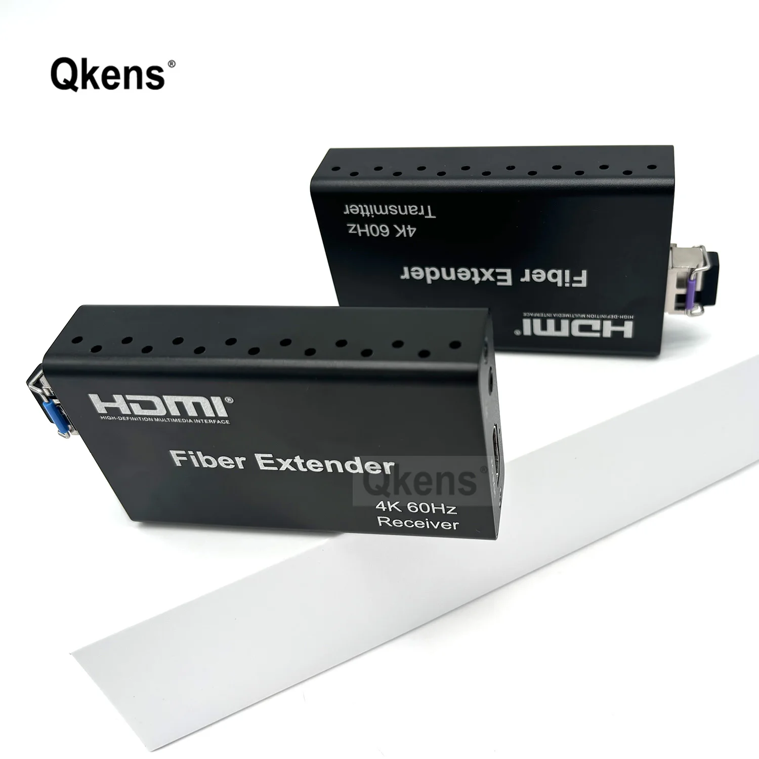 4k 60Hz HDMI Fiber Optic Extender Over LC Cable 20km with Audio Extractor Video Transmitter and Receiver Kit Fiber Transceiver
