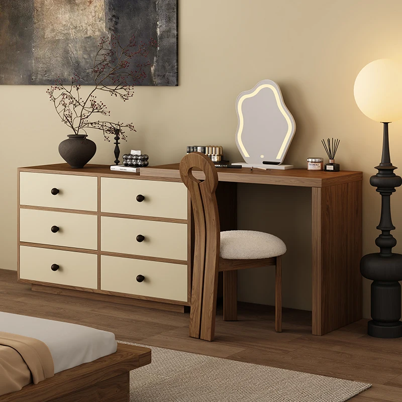 Light retro solid wood dresser 2024 new modern simple bedroom makeup table chest retractable
Light retro solid wood dresser 2024 new modern simple bedroom makeup table chest retractable
