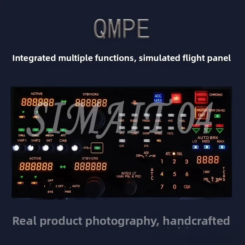 QMPE Integrated Control Panel – Tailored for A320 Fenix Aircraft Systems
QMPE Integrated Control Panel – Tailored for A320 Fenix Aircraft Systems