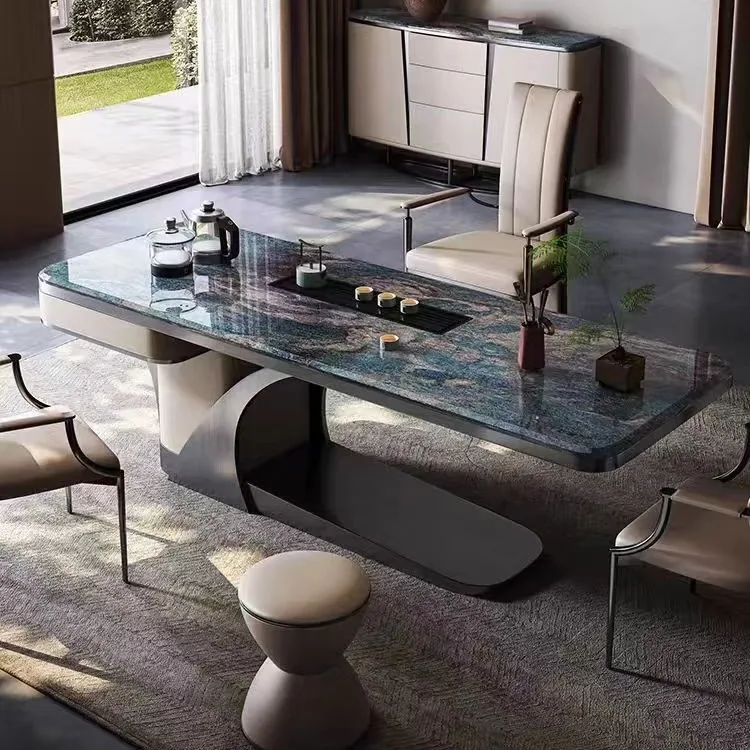 Rock Slab Light Luxury High-end Desk Tea Table Integrated Dual-purpose Tea Room Study Designer Creative Suspended
Rock Slab Light Luxury High-end Desk Tea Table Integrated Dual-purpose Tea Room Study Designer Creative Suspended