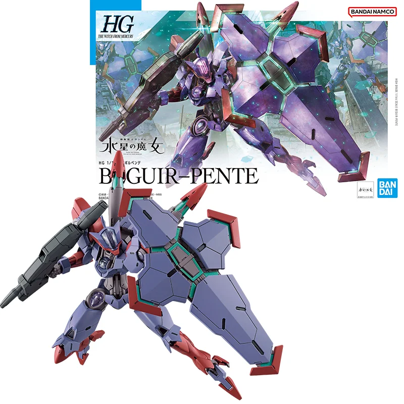 BANDAI Original ANIME The Witch from Mercury HG 1/144 BEGUIR-PENTE Assembly Plastic Model Action Toys Figures Gifts 
BANDAI Original ANIME The Witch from Mercury HG 1/144 BEGUIR-PENTE Assembly Plastic Model Action Toys Figures Gifts