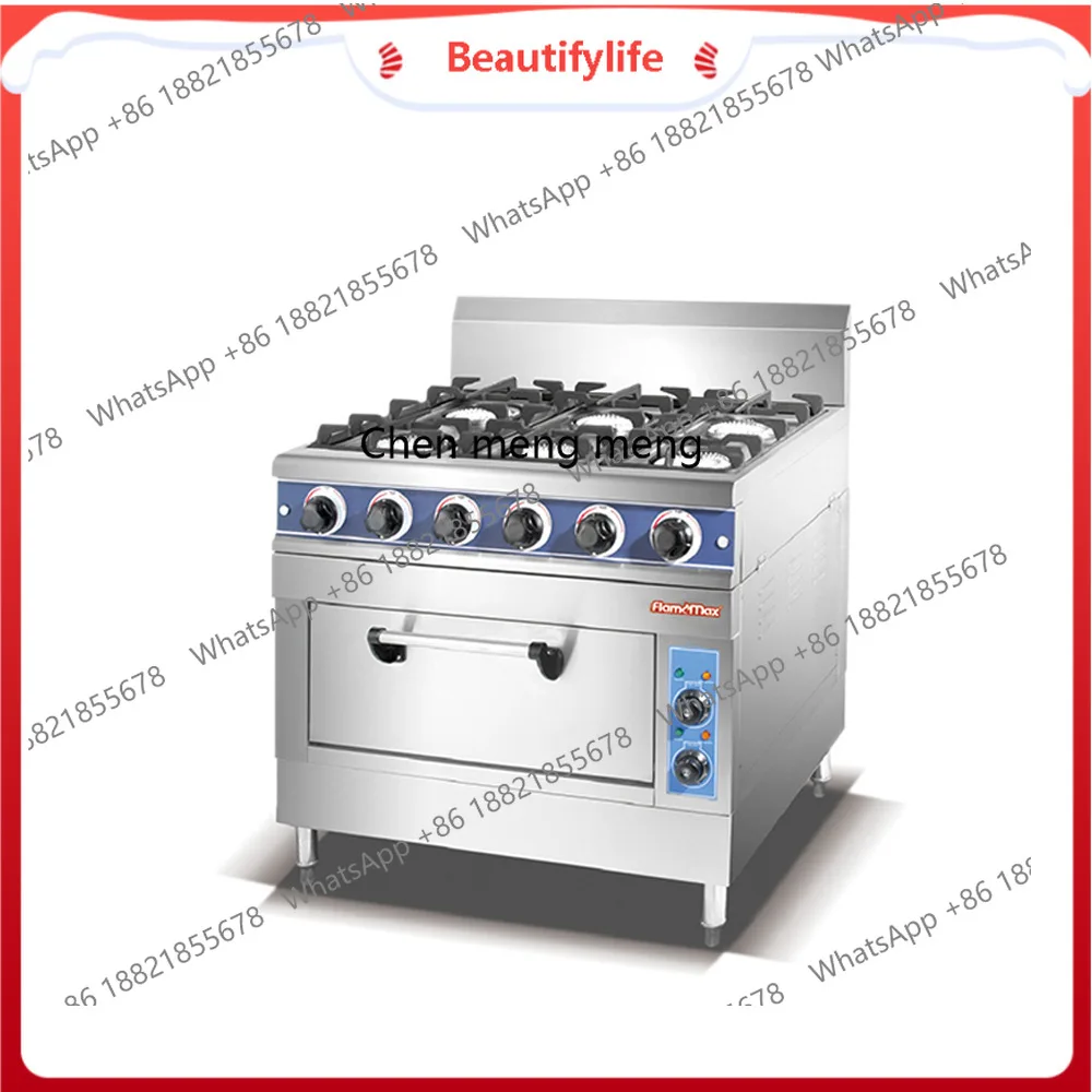 Z189 Коммерческая газовая глиняная кастрюля, суповая плита с шестью конфорками и духовкой, отельная кухня, независимый контроль температуры, кашевая плита
Z189 Коммерческая газовая глиняная кастрюля, суповая плита с шестью конфорками и духовкой, отельная кухня, независимый контроль температуры, кашевая плита