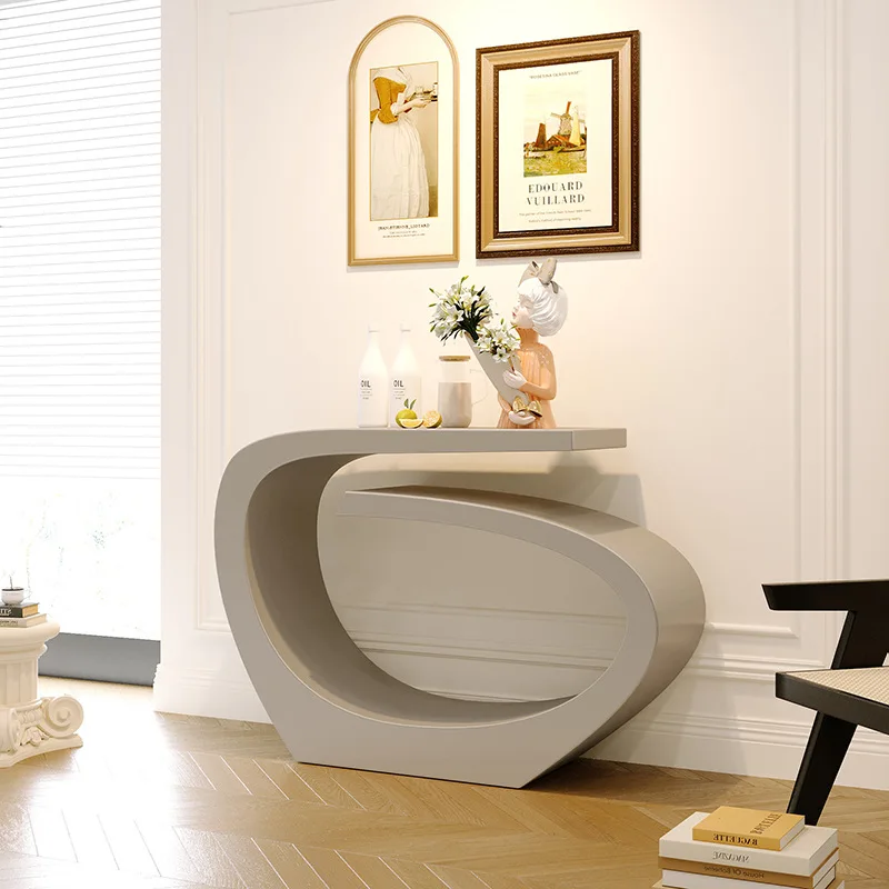 European light luxury strip case entrance entrance table simple modern art entrance table
European light luxury strip case entrance entrance table simple modern art entrance table