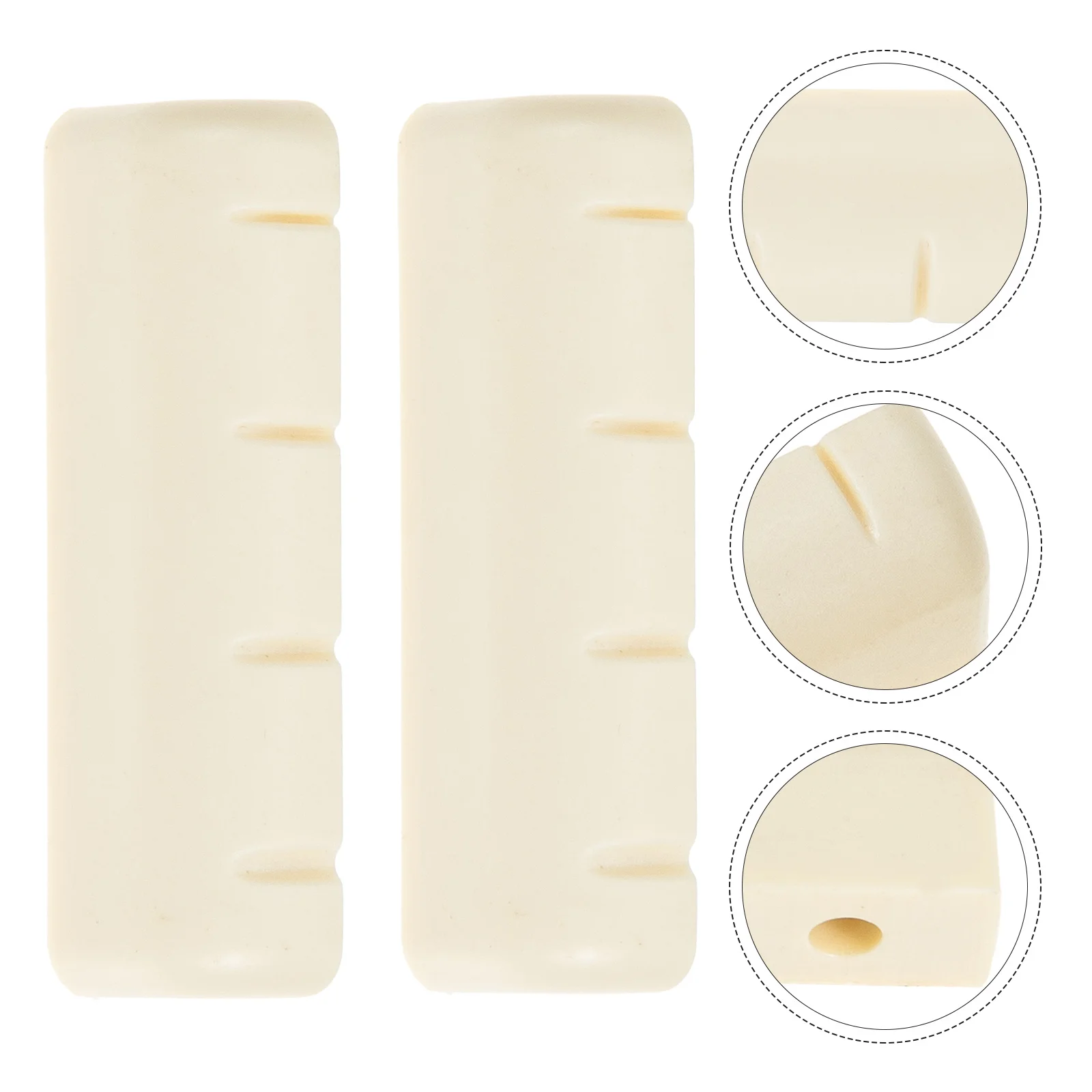2pcs Banjo String Nuts Sturdy ABS Decrease Noise Better Tone Vibration Sustain Lightweight Durable Guitar Parts Bridge
2pcs Banjo String Nuts Sturdy ABS Decrease Noise Better Tone Vibration Sustain Lightweight Durable Guitar Parts Bridge