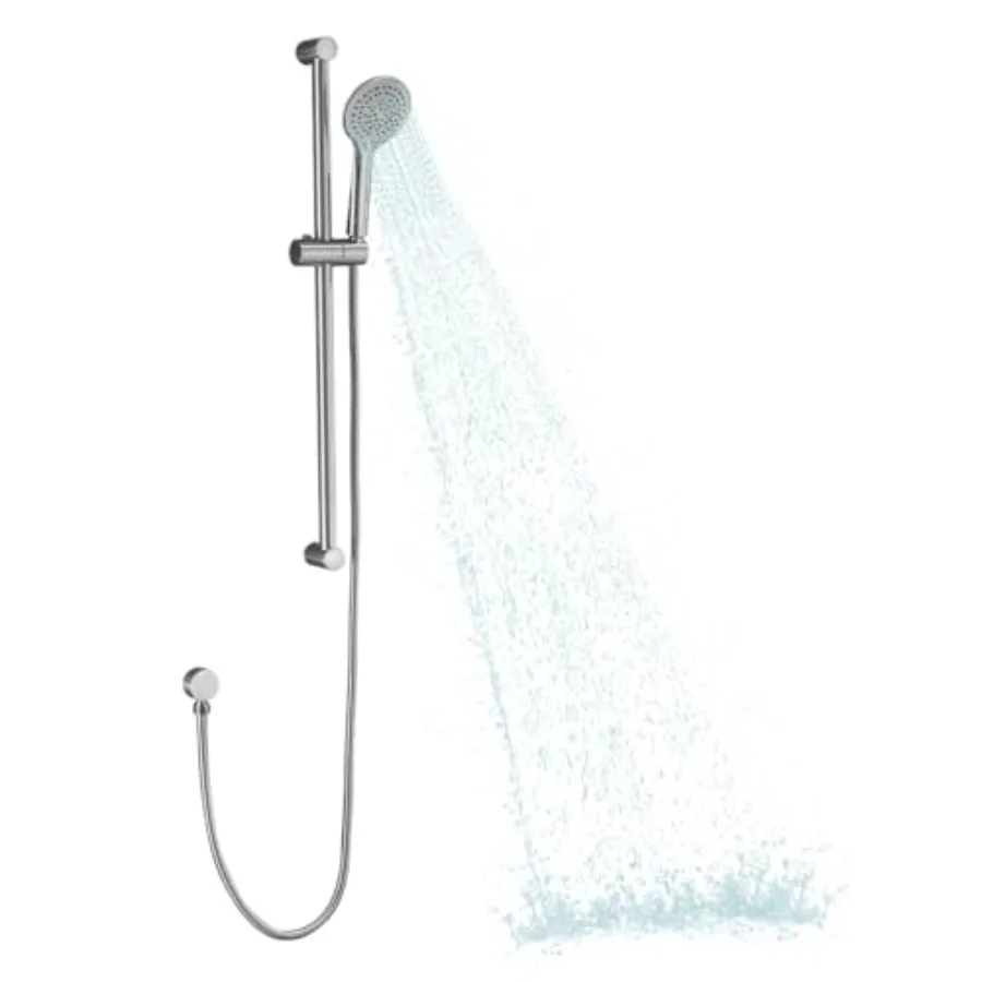5-Function Handheld Shower Head with Slide barShower Slide Bar System 304 Stainless Steel Hose with Brass Outlet Elbow 30-inch
5-Function Handheld Shower Head with Slide barShower Slide Bar System 304 Stainless Steel Hose with Brass Outlet Elbow 30-inch