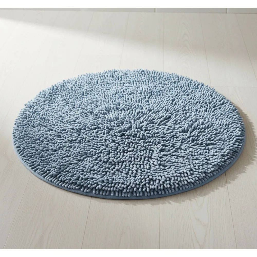 100% Cotton Bath Rug Set, Ultra Soft Absorbent Non-Slip Bath Mat, Washable Kitchen Floor Mat, 30" Round Blue
100% Cotton Bath Rug Set, Ultra Soft Absorbent Non-Slip Bath Mat, Washable Kitchen Floor Mat, 30" Round Blue