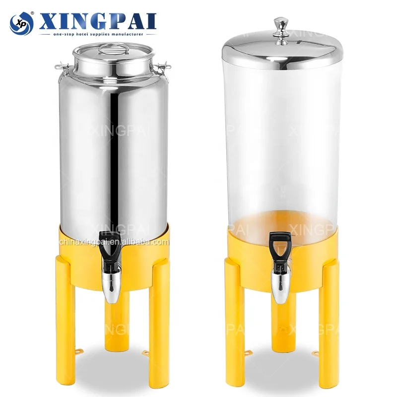 XINGPAI Catering Equipment Buffet 6L Stainless Steel Acrylic Catering Fruit Cold Container Beverage Juice Drinking Dispenser
XINGPAI Catering Equipment Buffet 6L Stainless Steel Acrylic Catering Fruit Cold Container Beverage Juice Drinking Dispenser