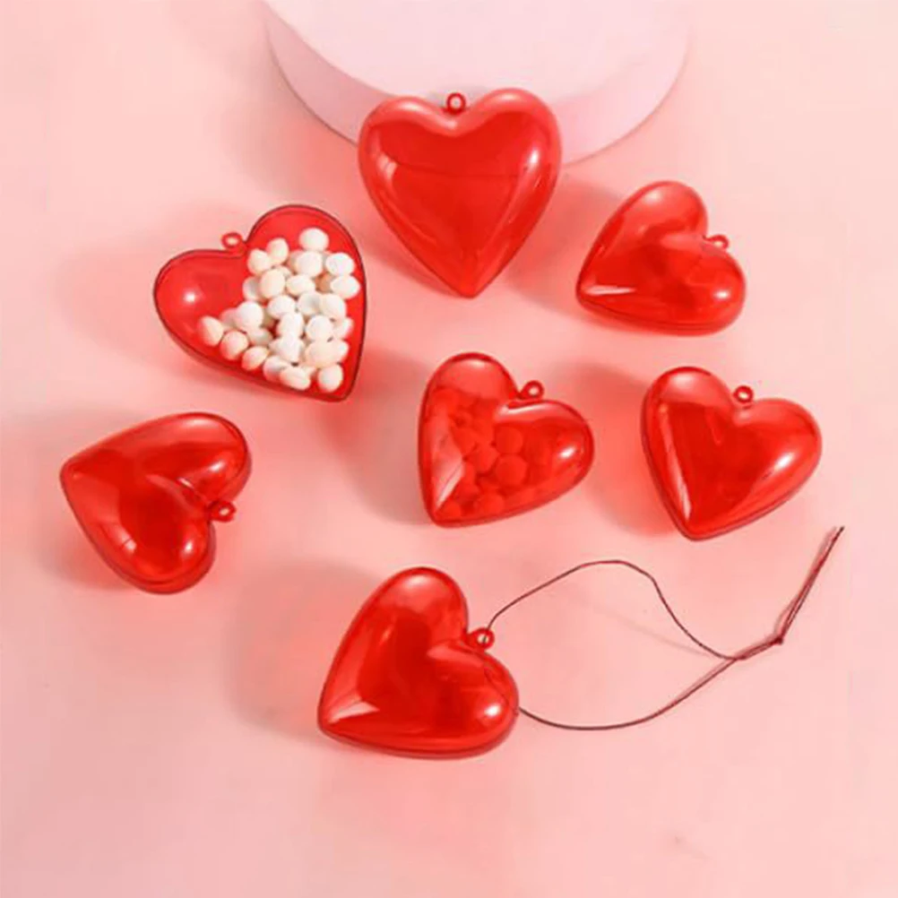 12Pcs Clear Plastic Heart Baubles Fillable DIY Valentine Hanging Decoration Party Favors Heart Shape Plastic Fillable Ball
12Pcs Clear Plastic Heart Baubles Fillable DIY Valentine Hanging Decoration Party Favors Heart Shape Plastic Fillable Ball
