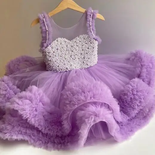 Cute Princess Dress Pearl Beaded Puffy First Communion Dress Flower Girl Dresses Cute Children Girls Dress First Gown
Cute Princess Dress Pearl Beaded Puffy First Communion Dress Flower Girl Dresses Cute Children Girls Dress First Gown