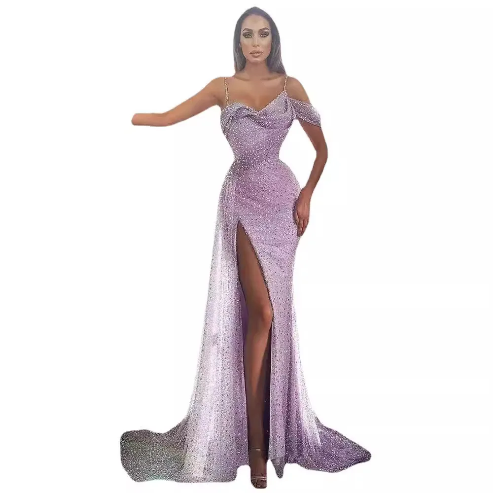 2025 Summer New Socialite Party Sexy Pearl Piece Long Dress Temperament Slimming Camisole Wrapped Buttocks Evening Gown
2025 Summer New Socialite Party Sexy Pearl Piece Long Dress Temperament Slimming Camisole Wrapped Buttocks Evening Gown