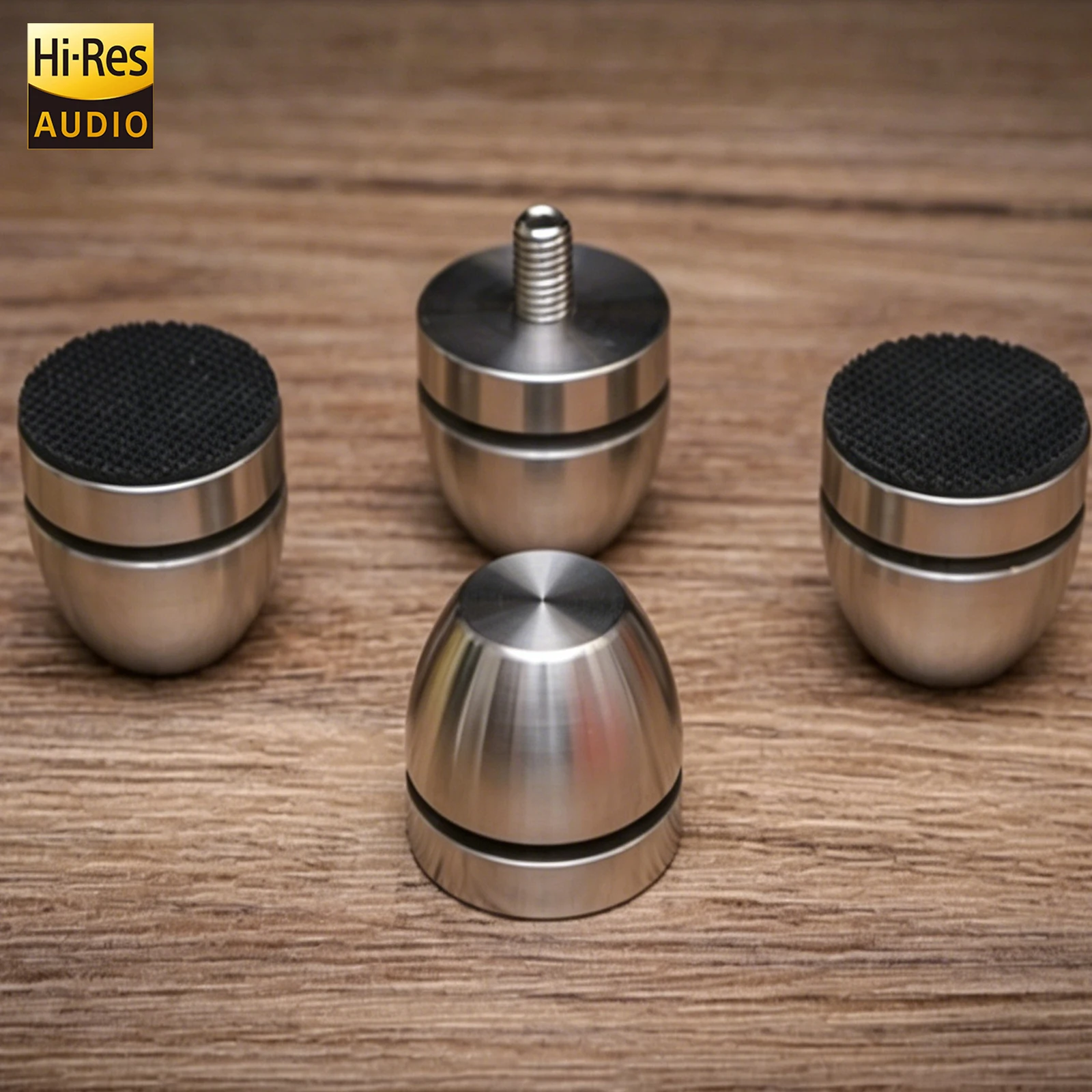 HiFi Audio Isolation Feet Aluminum Alloy Shock Absorbing Pads for Speaker CD Player Amplifier Turntable
HiFi Audio Isolation Feet Aluminum Alloy Shock Absorbing Pads for Speaker CD Player Amplifier Turntable
