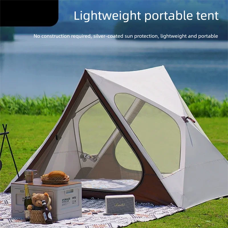Beach Sand Tent Park Automatic Quick Open Triangular Tent Outdoor Portable Foldable Camping Tent Sunshade and Rainproof
Beach Sand Tent Park Automatic Quick Open Triangular Tent Outdoor Portable Foldable Camping Tent Sunshade and Rainproof