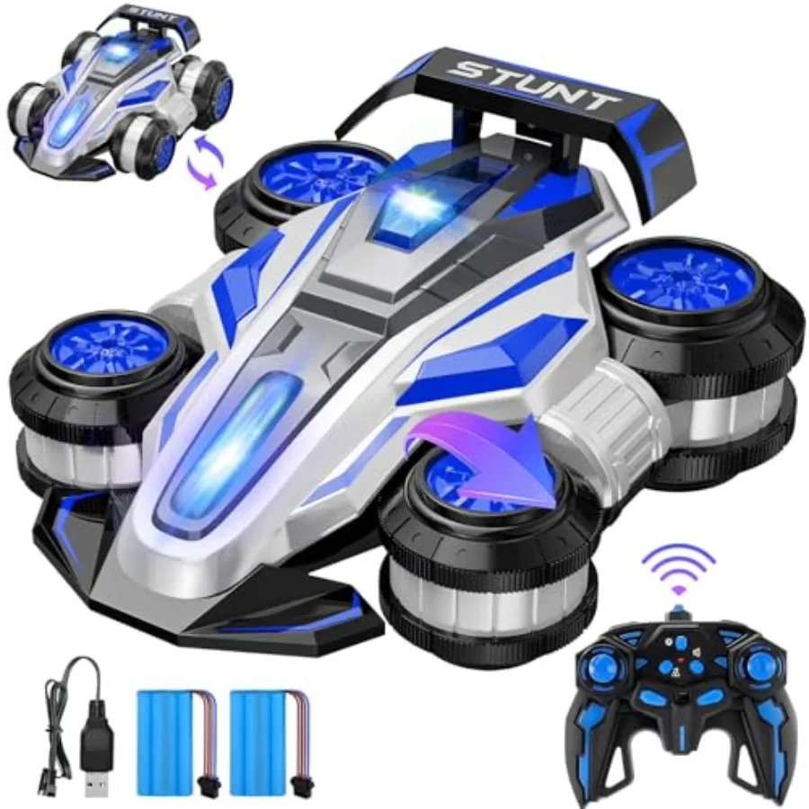 High Speed Drift Remote Control Stunt Deformation Car for Birthday Gifts Boys and Girls 4-16 Years Old Blue ABS Plastic with 36
High Speed Drift Remote Control Stunt Deformation Car for Birthday Gifts Boys and Girls 4-16 Years Old Blue ABS Plastic with 36