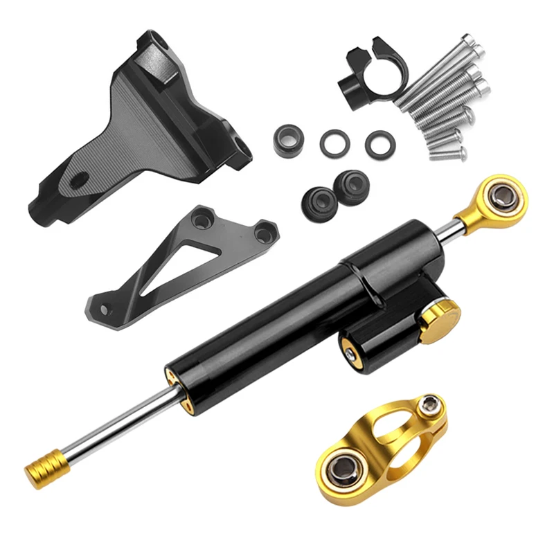 For KTM Duke 125 200 390 2013-2018 Steering Damper Applicable Motorcycle Steering Stabilize Damper Bracket Mount Accessories
For KTM Duke 125 200 390 2013-2018 Steering Damper Applicable Motorcycle Steering Stabilize Damper Bracket Mount Accessories