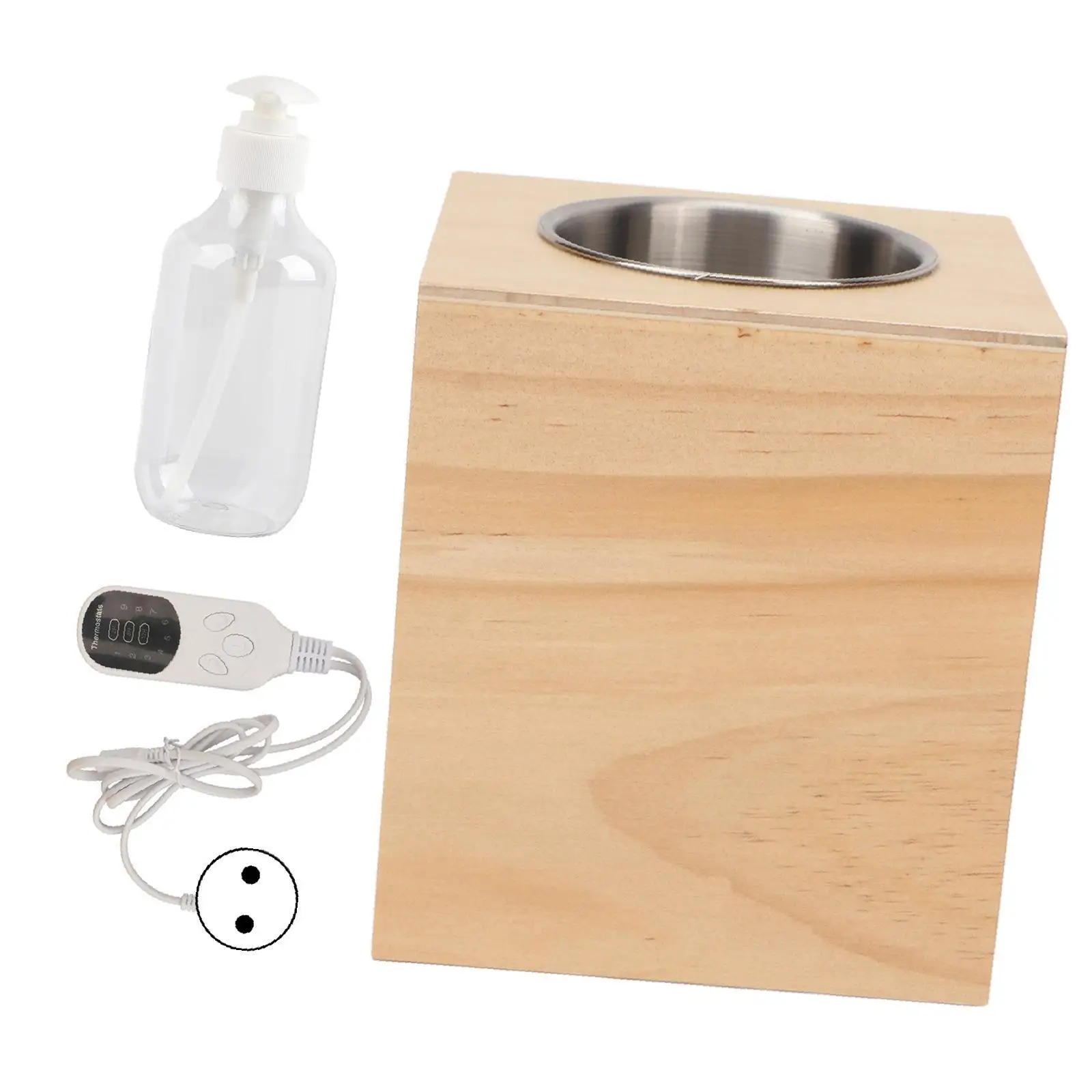 Oil Bottle Warmer Adjustable Temperature Electric with Empty Bottle Quick Heating Massage Oil Warmer for Salon Home US Plug
Oil Bottle Warmer Adjustable Temperature Electric with Empty Bottle Quick Heating Massage Oil Warmer for Salon Home US Plug