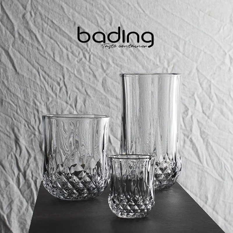 Diamond Pattern Glass Cup Set without Lid Creative Cute Water Milk Drinking Cup for Home Breakfast Whiskey Glass Crystal Mate...
Diamond Pattern Glass Cup Set without Lid Creative Cute Water Milk Drinking Cup for Home Breakfast Whiskey Glass Crystal Mate...