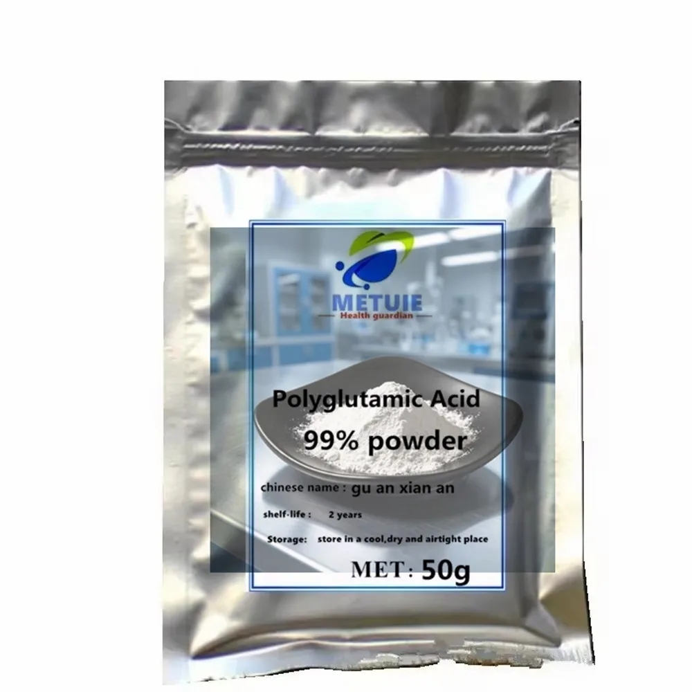 High Purity Gamma Polyglutamic Acid PGA Powder, 99% Pure Skincare Raw Material. Deep Hydration, Skin Brightening, Melanin Inhibi
High Purity Gamma Polyglutamic Acid PGA Powder, 99% Pure Skincare Raw Material. Deep Hydration, Skin Brightening, Melanin Inhibi