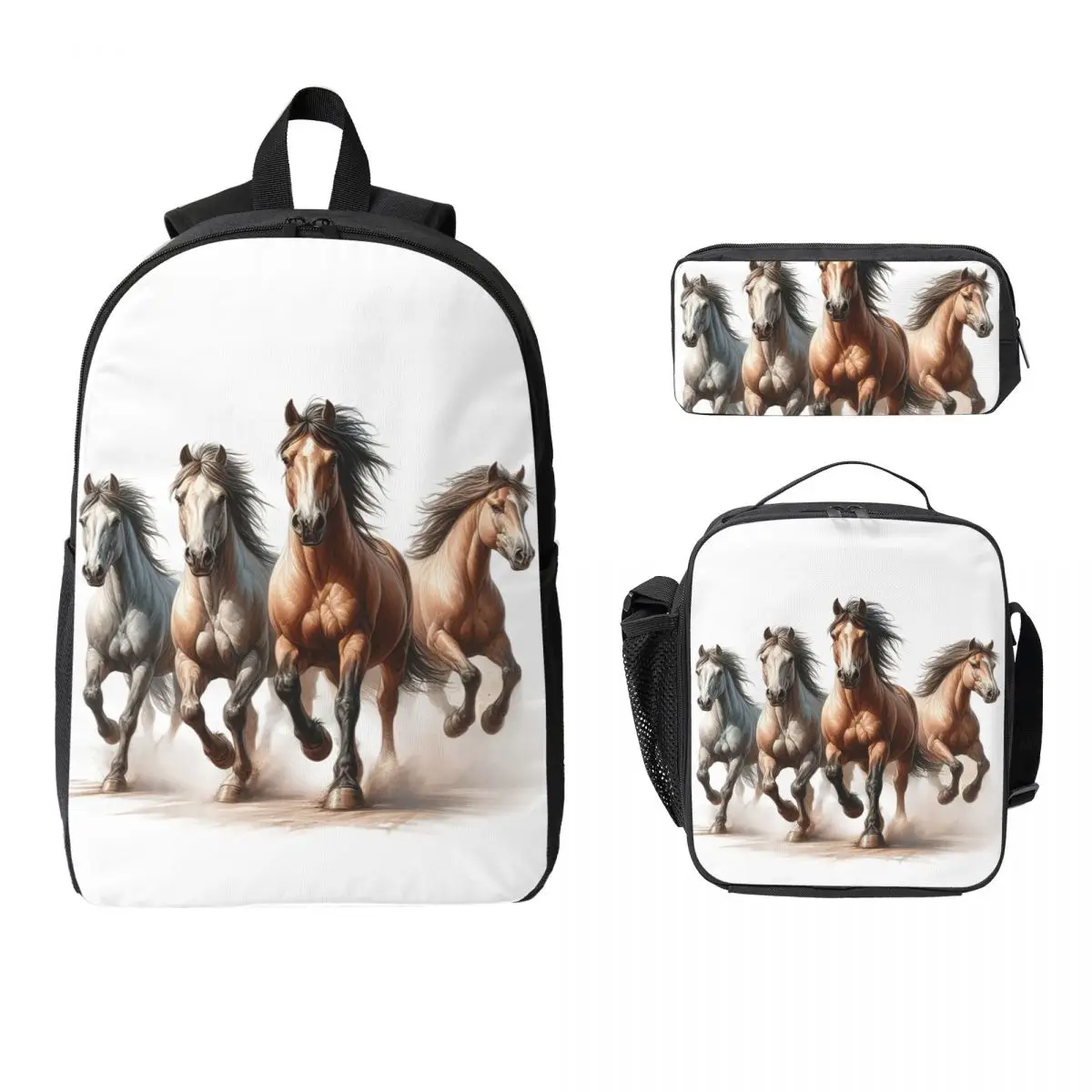Running Horse Wild Horses Backpack Student Boys Girls BookBag School Bag Laptop Shoulder Bag 3ps Insulated Lunch Bag Pencil Case
Running Horse Wild Horses Backpack Student Boys Girls BookBag School Bag Laptop Shoulder Bag 3ps Insulated Lunch Bag Pencil Case