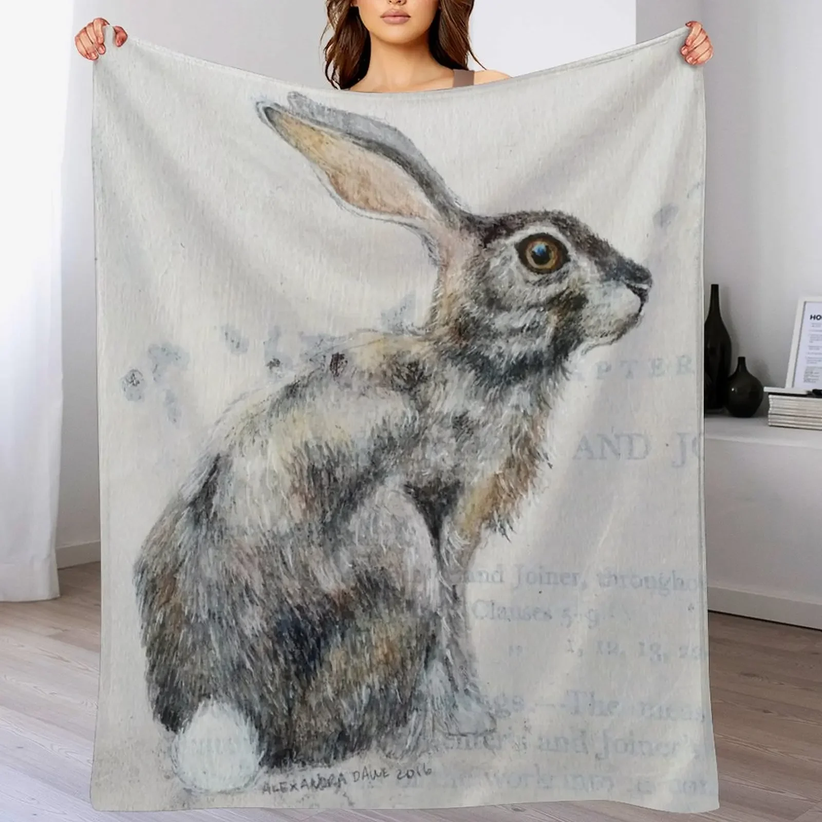 Hare Throw Blanket For Decorative Sofa Thermal Hair Blankets For Sofas Blankets
Hare Throw Blanket For Decorative Sofa Thermal Hair Blankets For Sofas Blankets