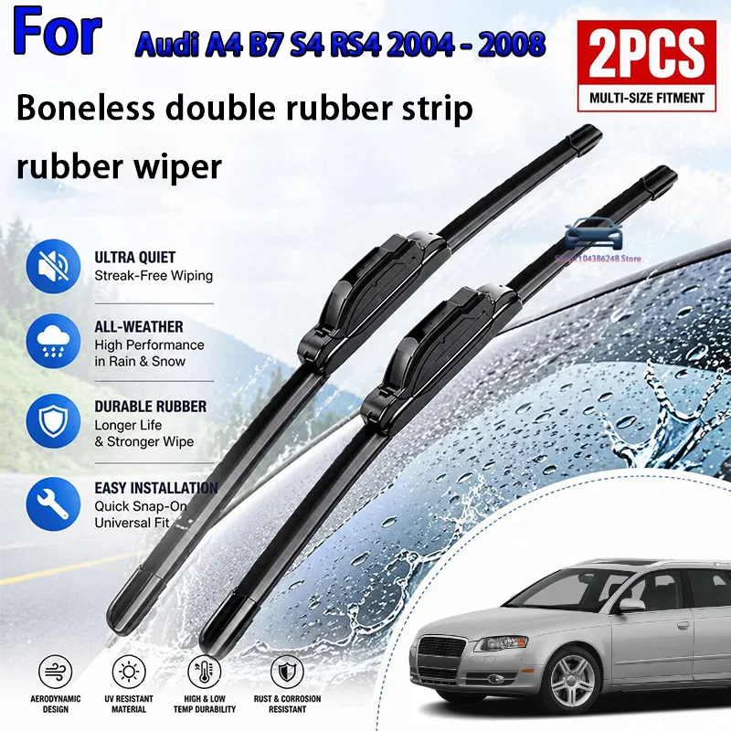 Front Wiper Blades For Audi A4 B7 S4 RS4 2004 - 2008 Windshield Windscreen Window Car Rain Brushes 22"+22" Modification Parts
Front Wiper Blades For Audi A4 B7 S4 RS4 2004 - 2008 Windshield Windscreen Window Car Rain Brushes 22"+22" Modification Parts