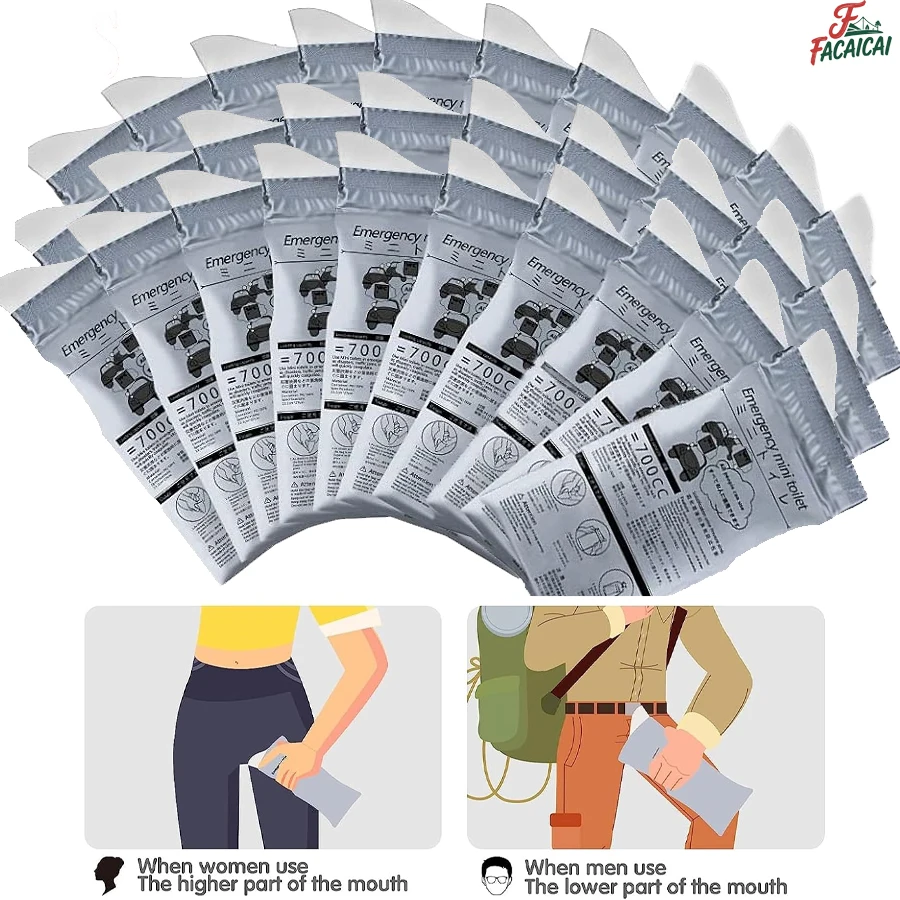 10/30PCS Outdoor Emergency Urine Bags 700ml Disposable Travel Mobile Toilet Portable Urinal Bag for Female Male Vomiting Bag
10/30PCS Outdoor Emergency Urine Bags 700ml Disposable Travel Mobile Toilet Portable Urinal Bag for Female Male Vomiting Bag