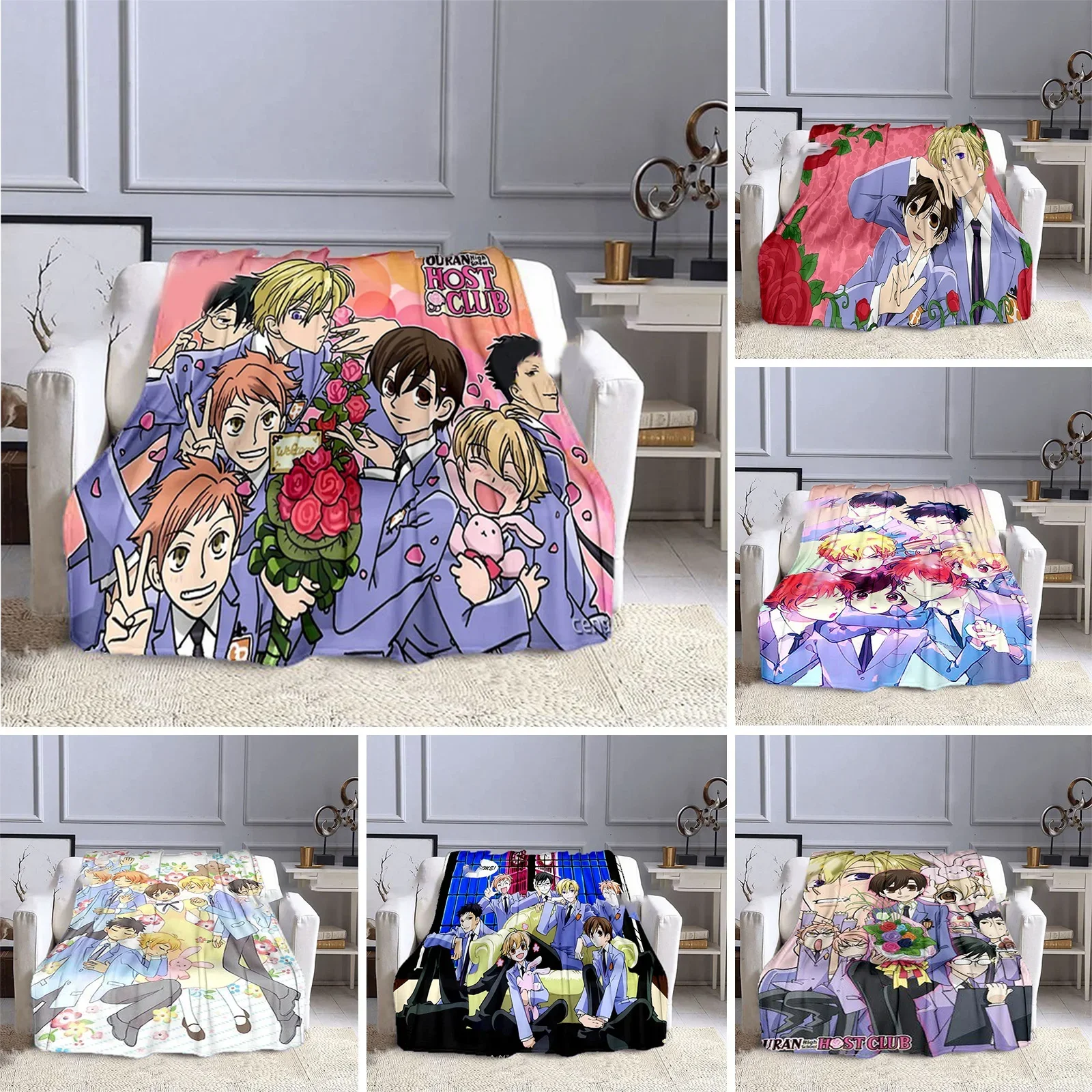Ouran High School Host Club Anime Customized Blanket Plush Flannel Decoration Bed Home Throw Sofa Blanket Unisex Children Gifts
Ouran High School Host Club Anime Customized Blanket Plush Flannel Decoration Bed Home Throw Sofa Blanket Unisex Children Gifts
