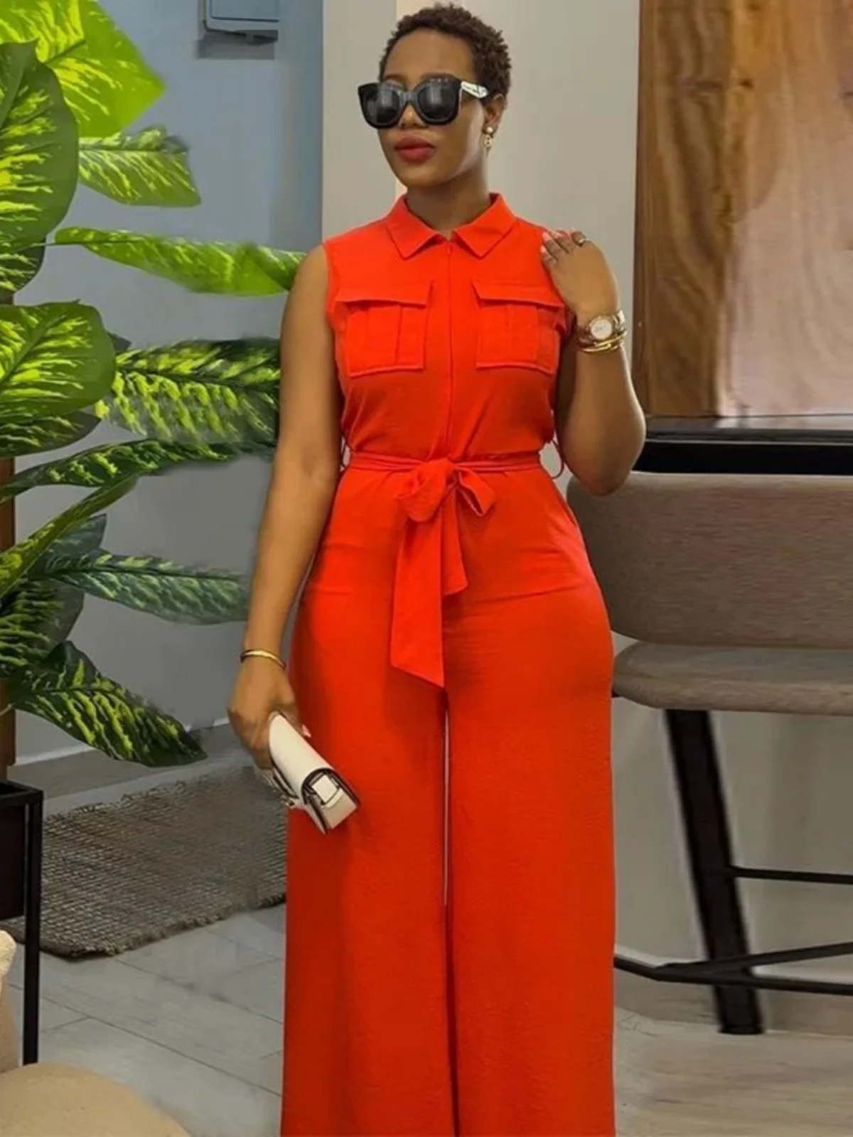 Loose Wide Leg Jumpsuit with Collar ket Street Sle High Waist Straight Leg Pants Casual High Waist Wide Leg Trousers
Loose Wide Leg Jumpsuit with Collar ket Street Sle High Waist Straight Leg Pants Casual High Waist Wide Leg Trousers