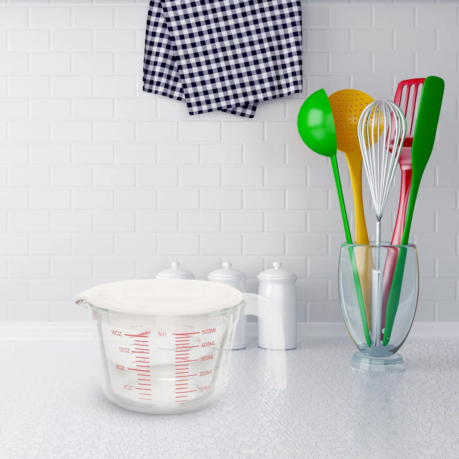 Мерный стакан из боросиликатного стекла для кухни, выпечки и приготовления пищи, легко моется, с четкой шкалой и ручкой
Мерный стакан из боросиликатного стекла для кухни, выпечки и приготовления пищи, легко моется, с четкой шкалой и ручкой