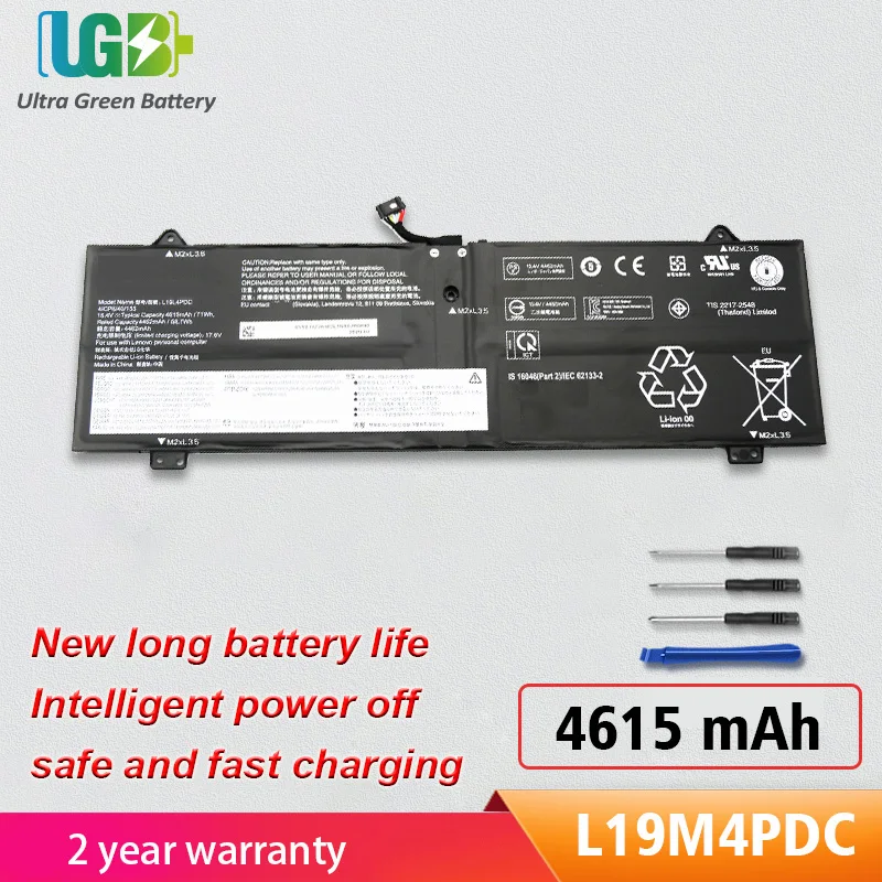 UGB New L19M4PDC Battery For Lenovo Ideapad Yoga 7-14ITL5 7-15ITL5 5B10Z26482 L19C4PDC 5B10Z26479 L19L4PDC 5B10Z26485
UGB New L19M4PDC Battery For Lenovo Ideapad Yoga 7-14ITL5 7-15ITL5 5B10Z26482 L19C4PDC 5B10Z26479 L19L4PDC 5B10Z26485