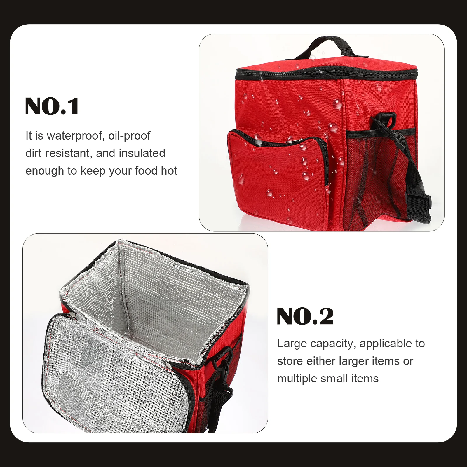 Insulated Lunch Bag 20L Large Capacity Waterproof Oxford Cloth Thermal Bento Bag for Picnic Camping Outdoor Food Storage
Insulated Lunch Bag 20L Large Capacity Waterproof Oxford Cloth Thermal Bento Bag for Picnic Camping Outdoor Food Storage