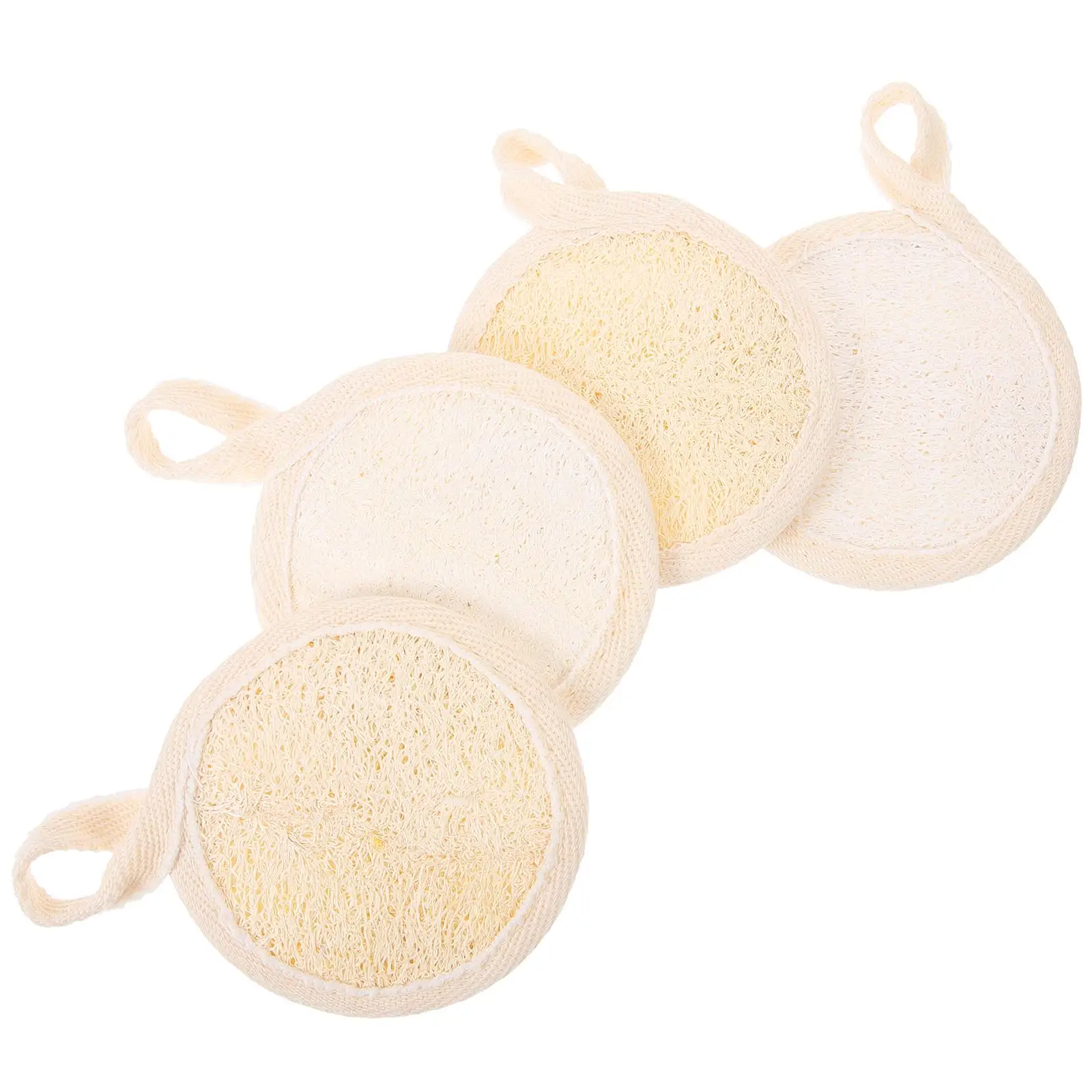4pcs Loofah Face Scrubber Pads 8x8 Beige Edge Deep Cleansing Exfoliator Soft Comfortable Portable Lightweight Storage Safe
4pcs Loofah Face Scrubber Pads 8x8 Beige Edge Deep Cleansing Exfoliator Soft Comfortable Portable Lightweight Storage Safe