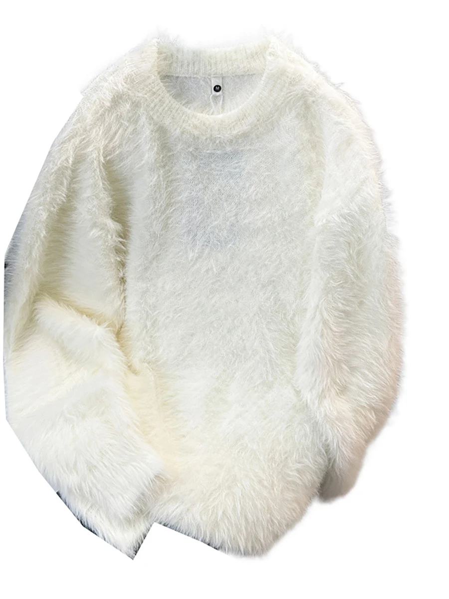 American Retro Cleanfit round Ne Sweater Men's Loose Casual Versatile Fake Fur Knitted irt Autumn Winter Teenage Faion
American Retro Cleanfit round Ne Sweater Men's Loose Casual Versatile Fake Fur Knitted irt Autumn Winter Teenage Faion