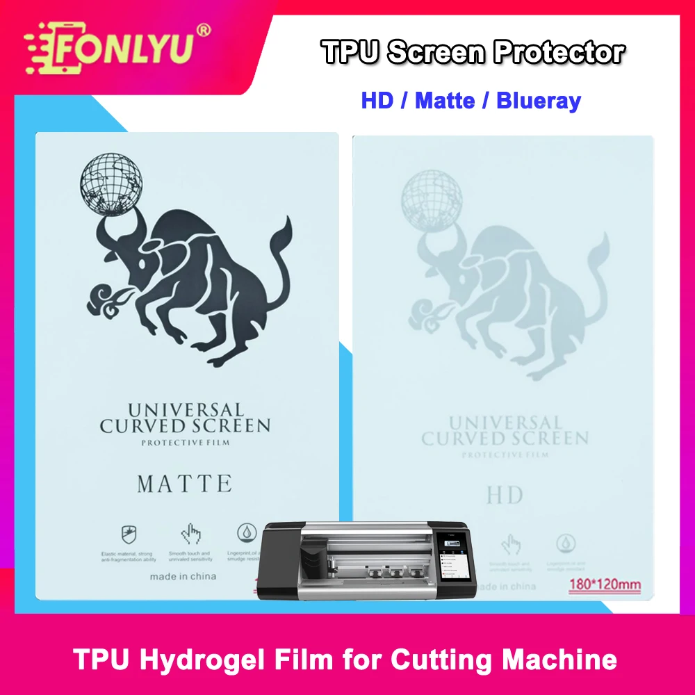 FONLYU 25 50Pcs TPU HD Matte SPeedy Repair Hydrogel Film for Mobile Phone Frosted Hydrolic Film Cutting Machine Plotter
FONLYU 25 50Pcs TPU HD Matte SPeedy Repair Hydrogel Film for Mobile Phone Frosted Hydrolic Film Cutting Machine Plotter