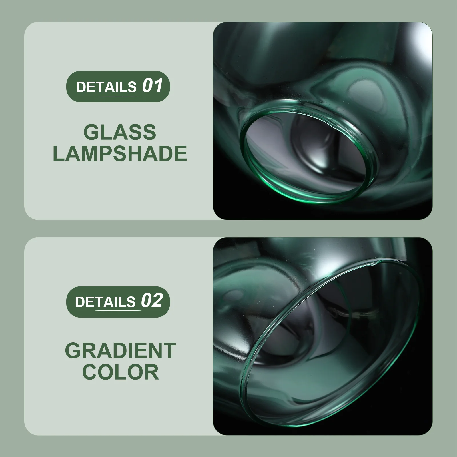 White Glass Lampshade for Pendant Lights Smooth Surface Comfortable Touch Unique Shape Decorative Shade for Various Fixtures
White Glass Lampshade for Pendant Lights Smooth Surface Comfortable Touch Unique Shape Decorative Shade for Various Fixtures