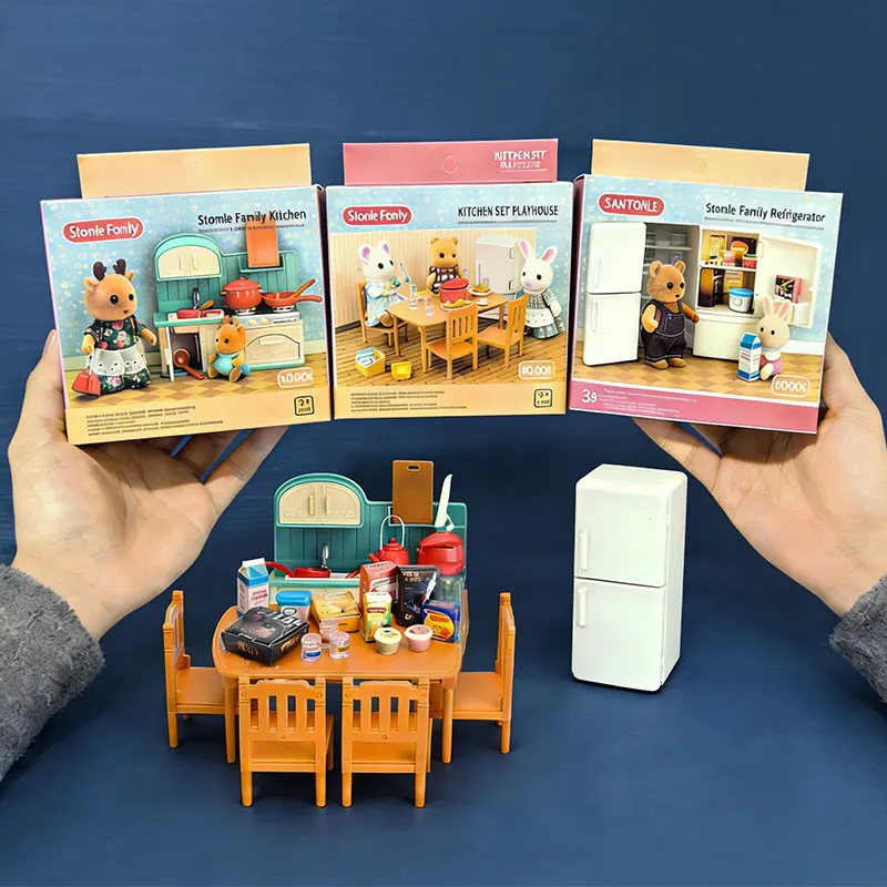 Dollhouse Furniture Set Kitchen Miniature Doll House Refrigerator Accessories Pretend Play Toys Birthdays Gifts for Kids Toys
Dollhouse Furniture Set Kitchen Miniature Doll House Refrigerator Accessories Pretend Play Toys Birthdays Gifts for Kids Toys
