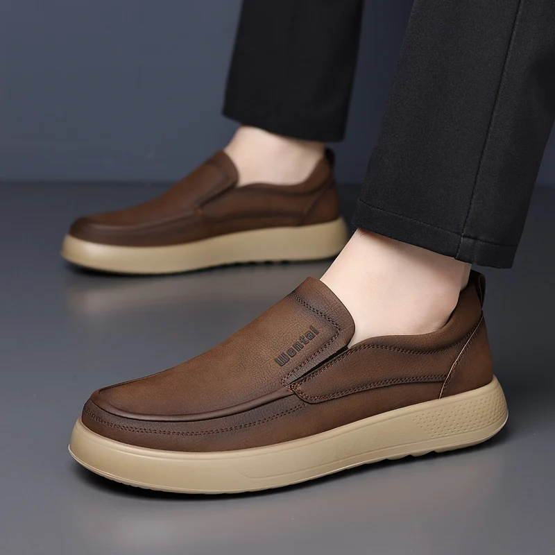 Retro soft high-quality business fashion casual men's shoes for the autumn of 2025
Retro soft high-quality business fashion casual men's shoes for the autumn of 2025