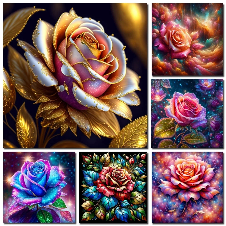0004 5D DIY Diamond Painting New Rose Flower Suitable For Beginners Full Square Round Diamond Mosaic Embroidery Decor For Home
0004 5D DIY Diamond Painting New Rose Flower Suitable For Beginners Full Square Round Diamond Mosaic Embroidery Decor For Home