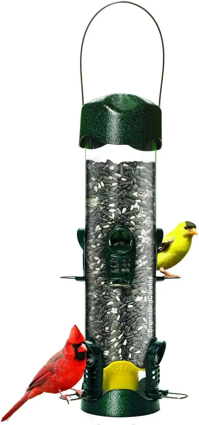 Large Capacity Tube Bird Feeder - 6 Feeding Ports, 4 lb Seed, Easy Clean, Metal Ports, Extendable Perches
Large Capacity Tube Bird Feeder - 6 Feeding Ports, 4 lb Seed, Easy Clean, Metal Ports, Extendable Perches