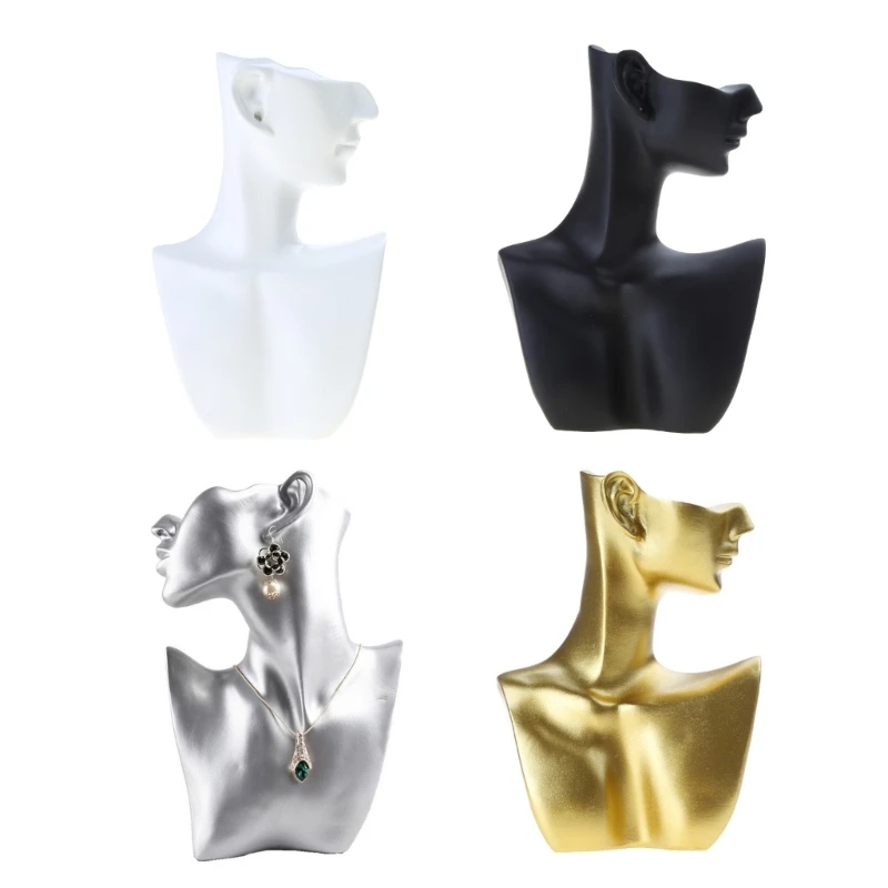 Elegant Jewelry Showcases Stand Mannequin Shaped Earrings Rings Display Rack Convenient Jewellery Holder for Women Dropship
Elegant Jewelry Showcases Stand Mannequin Shaped Earrings Rings Display Rack Convenient Jewellery Holder for Women Dropship