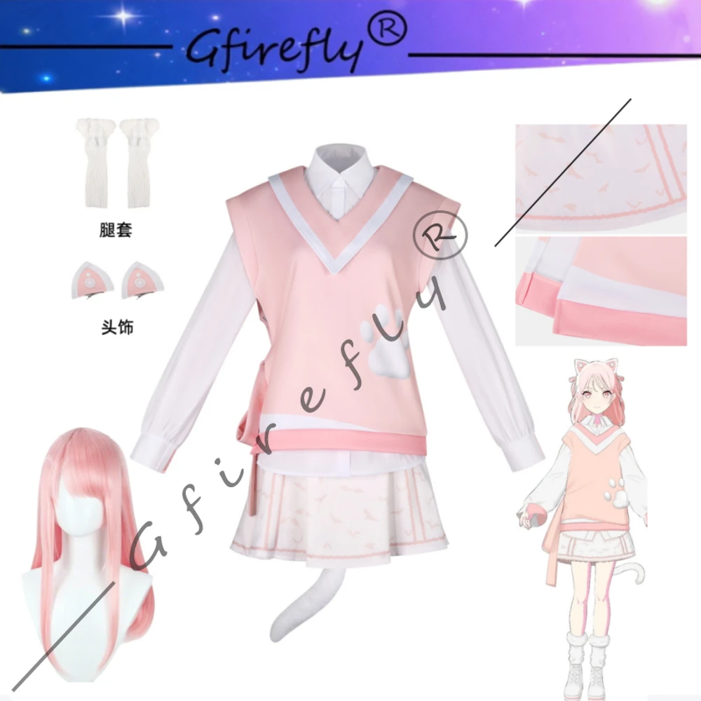 Mizuki Akiyama Same Style Cat Cosplay Costume Pink Cute Full Set with Ears Tail Adult Halloween Carnival Party Comic Con Wear
Mizuki Akiyama Same Style Cat Cosplay Costume Pink Cute Full Set with Ears Tail Adult Halloween Carnival Party Comic Con Wear