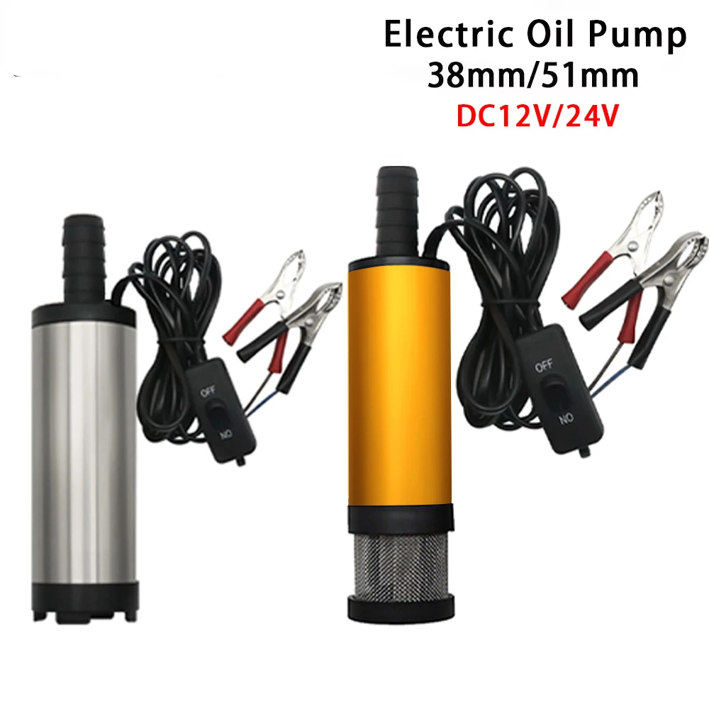 12L/min 30L/min DC 12/24V Electric Submersible Pump Diesel Fuel Water Oil Car Camp Fish Submersible Aluminum Alloy Transfer Pump
12L/min 30L/min DC 12/24V Electric Submersible Pump Diesel Fuel Water Oil Car Camp Fish Submersible Aluminum Alloy Transfer Pump