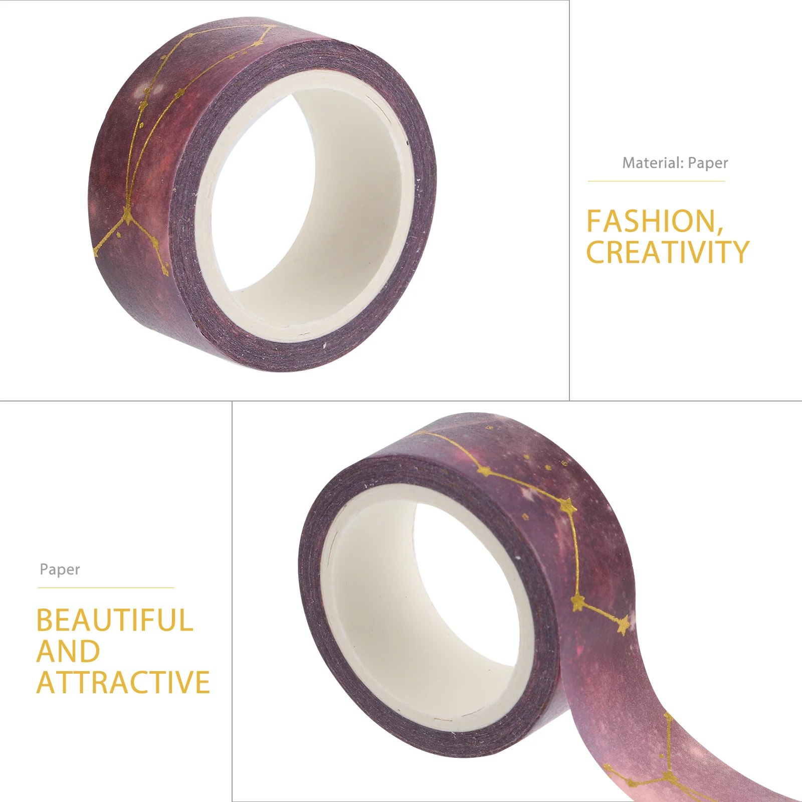 4Pcs Cartoon and Paper Washi Tape Set Hot Stamping Decorative DIY Craft for Gift Wrapping Scrapbook Holiday Decoration Masking
4Pcs Cartoon and Paper Washi Tape Set Hot Stamping Decorative DIY Craft for Gift Wrapping Scrapbook Holiday Decoration Masking