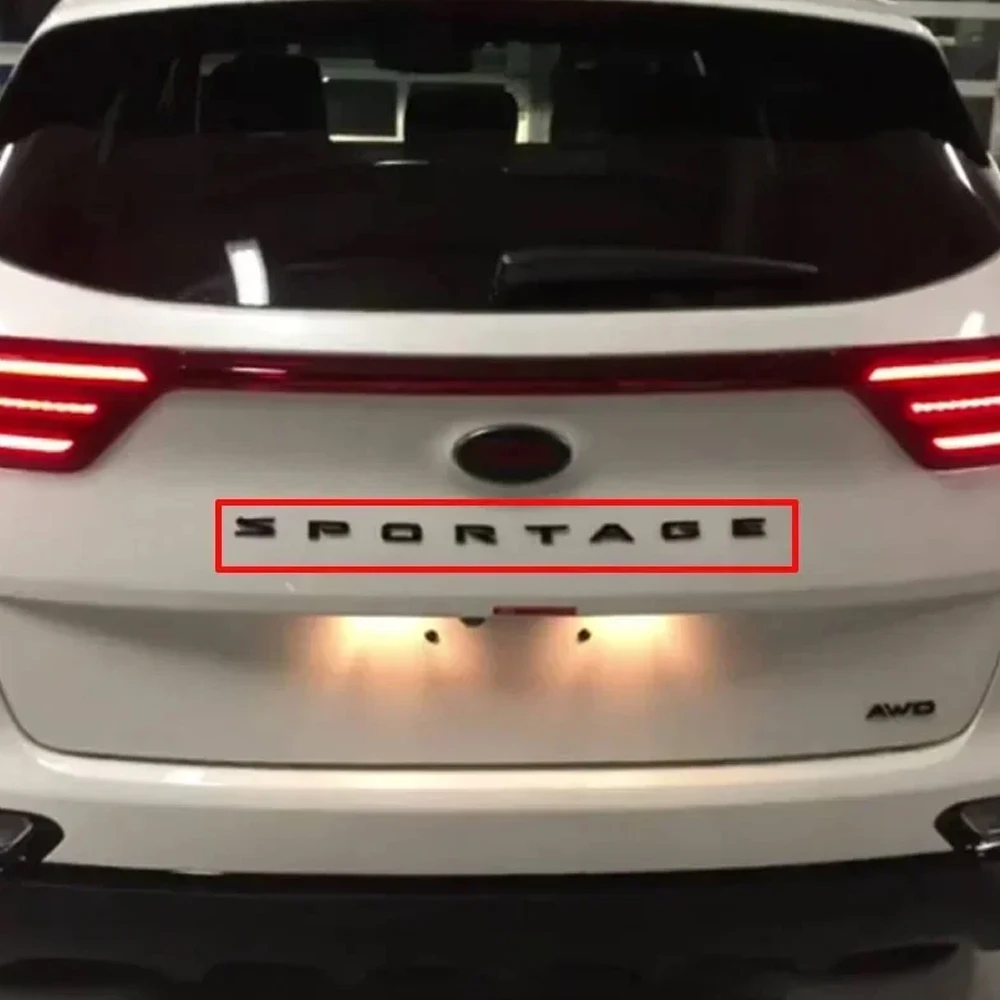 SPORTAGE Rear Sticker Glossy Black SPORTAGE Hood Sticker Trunk Badge For Kia SPORTAGER K3 KX3 K5 GT Line Car Styling KIA Sticker
SPORTAGE Rear Sticker Glossy Black SPORTAGE Hood Sticker Trunk Badge For Kia SPORTAGER K3 KX3 K5 GT Line Car Styling KIA Sticker