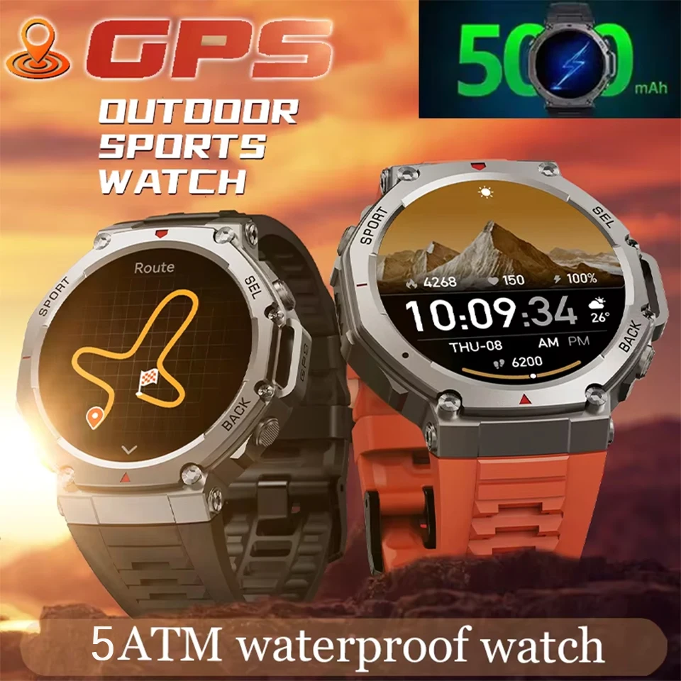 Новые встроенные двухдиапазонные GPS-умные часы DM58 1,43 дюйма AMOLED-экран 500 мАч Большая батарея 5 АТМ Водонепроницаемые спортивные часы на открытом воздухе для мужчин
Новые встроенные двухдиапазонные GPS-умные часы DM58 1,43 дюйма AMOLED-экран 500 мАч Большая батарея 5 АТМ Водонепроницаемые спортивные часы на открытом воздухе для мужчин
