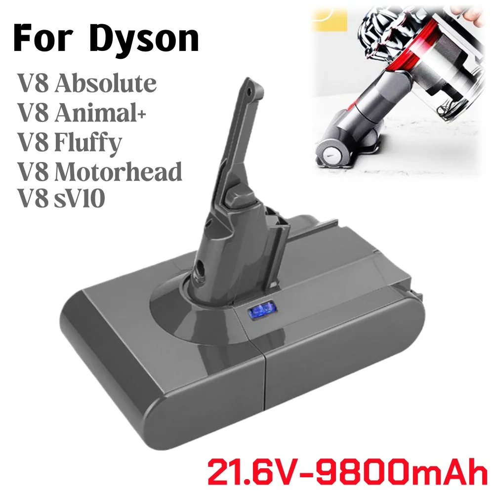 Запасная батарея для пылесоса V8 для Dyson V8 9800 мАч SV10 21,6 В Absolute Animal Motorhead пылесос Fluffy
Запасная батарея для пылесоса V8 для Dyson V8 9800 мАч SV10 21,6 В Absolute Animal Motorhead пылесос Fluffy