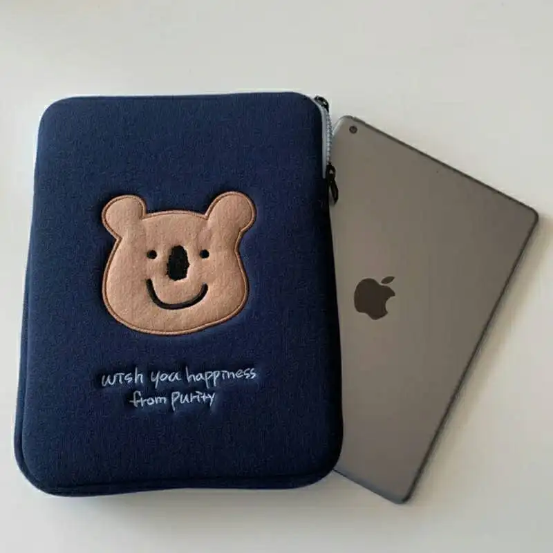 Cute Koala Embroidered iPad Protective Case Casual Simple Sle Soft Fabric Anti-Fall Cover for Tablet Cuter Inner
Cute Koala Embroidered iPad Protective Case Casual Simple Sle Soft Fabric Anti-Fall Cover for Tablet Cuter Inner