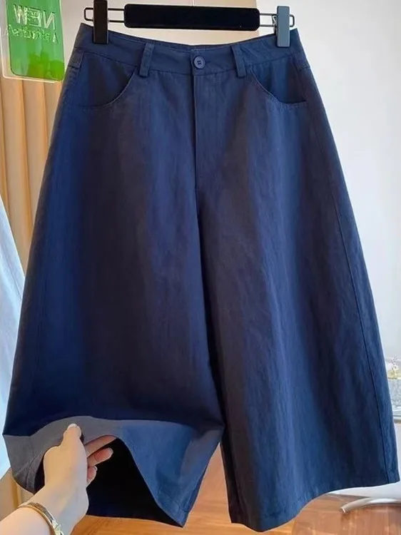 Белые широкие брюки Sli, повседневные модные костюмные брюки длиной семь четвертей, свободный крой для похудения для женщин
Белые широкие брюки Sli, повседневные модные костюмные брюки длиной семь четвертей, свободный крой для похудения для женщин